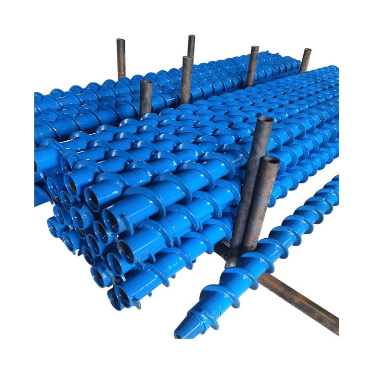 Haste de broca espiral azul