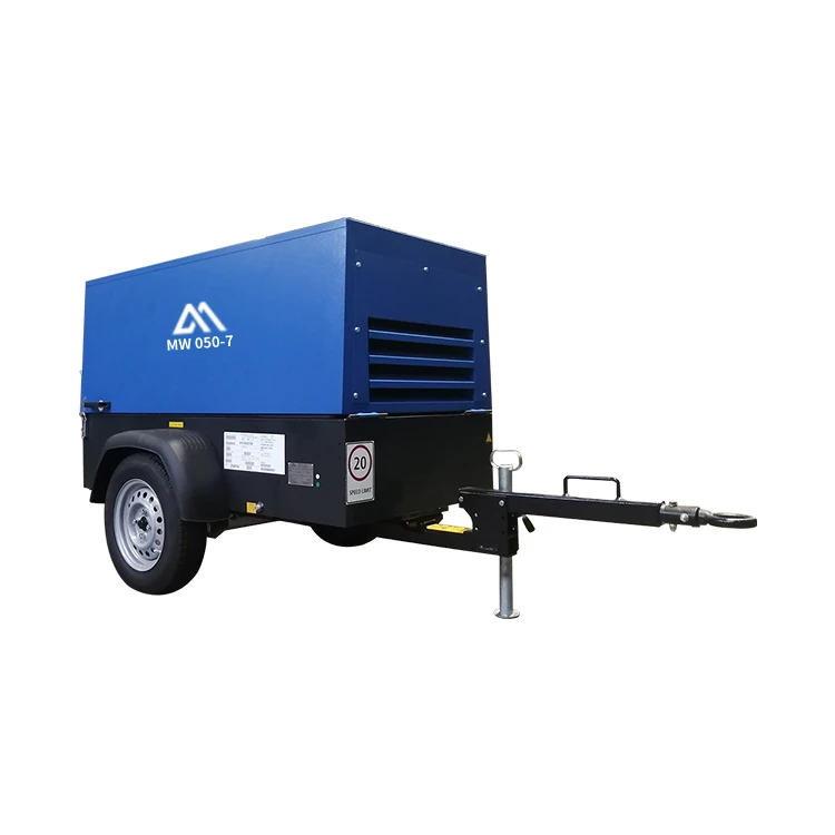 Compressor de ar de parafuso móvel diesel