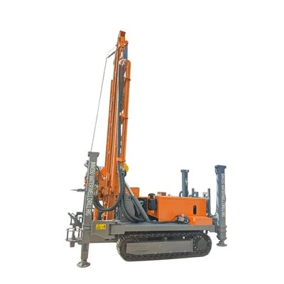 Equipamento de perfuração de poço de água hidráulico tipo esteira de 350 m