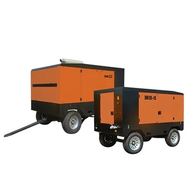 Compressor de ar de parafuso móvel de estágio único elétrico 8-17 barra