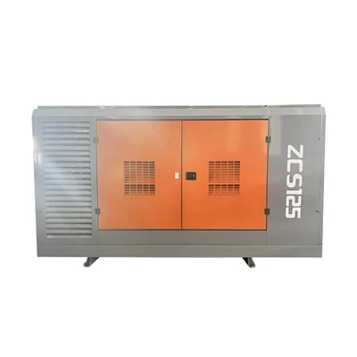 Compressor de ar de parafuso fixo diesel de mineração