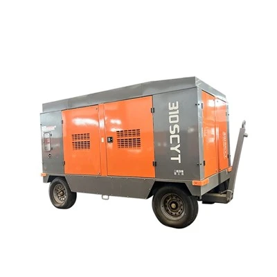 Compressor de ar diesel portátil do parafuso para o equipamento de perfuração da água