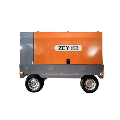 Compressor de ar de parafuso diesel rebocável portátil