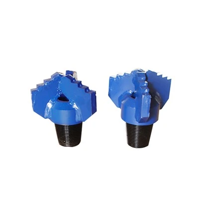 Bits de arrasto PDC de três asas para perfurar poços de água