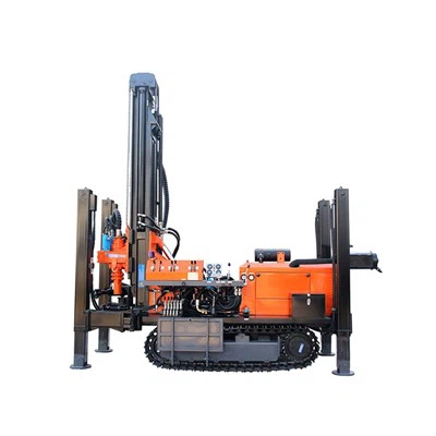 Equipamento multifuncional de perfuração de água sobre esteiras